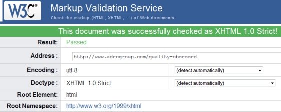 AfterScreenshot of Adec About Page Validation