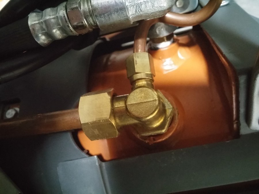 Close-up of a Ridgid 079027013734 Check Valve